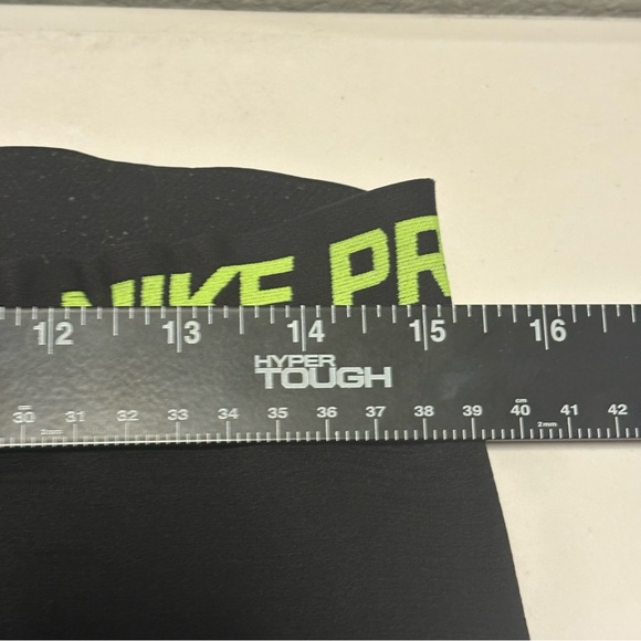 Nike Hyper Warm Women’s Black Leggings with Neon Accents - Picture 7 of 11